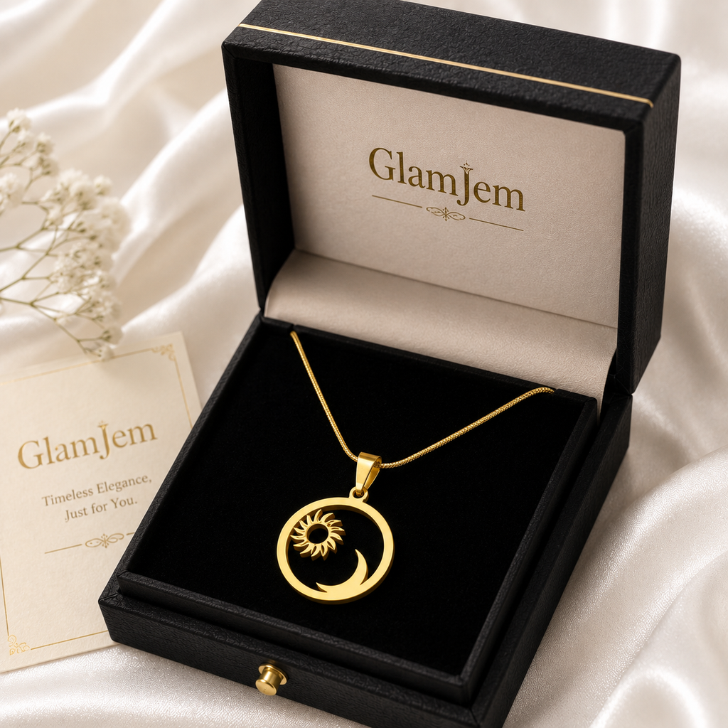 Celestial Sun & Moon Pendant