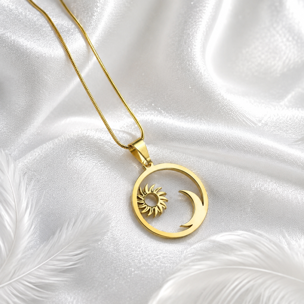 Celestial Sun & Moon Pendant